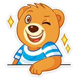 Медвежонок Барни sticker 4