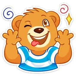 Медвежонок Барни sticker 7