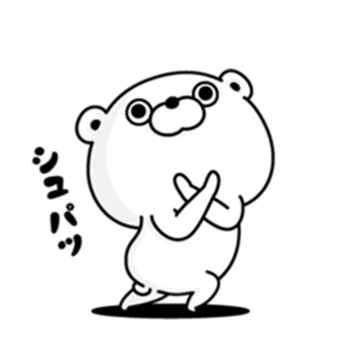 Bear 100% Dokuzetu sticker 6