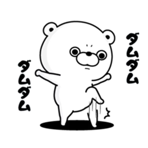 Bear 100% Dokuzetu sticker 8