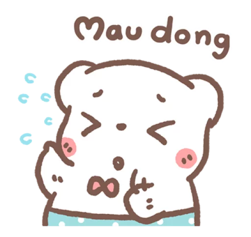 BearPlease: Pop-up Stickers @bistic sticker 4