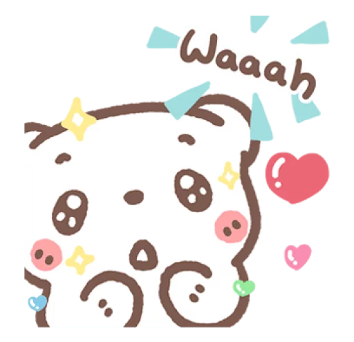 BearPlease: Pop-up Stickers @bistic sticker 6
