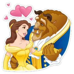 Красавица и Чудовище Telegram sticker pack