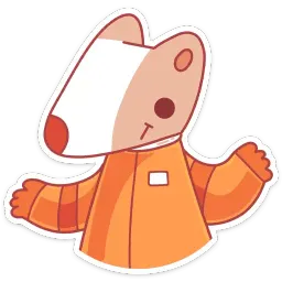 Белка и Стрелка sticker 11