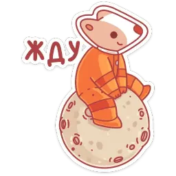 Белка и Стрелка sticker 4