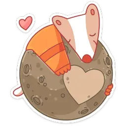 Белка и Стрелка sticker 10