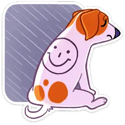 Пёсик Берт Маша Колядина sticker 6
