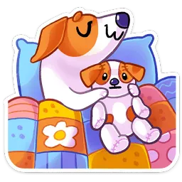 Пёсик Берт Маша Колядина sticker 10