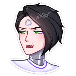 Бета Лана Моргана Telegram sticker pack