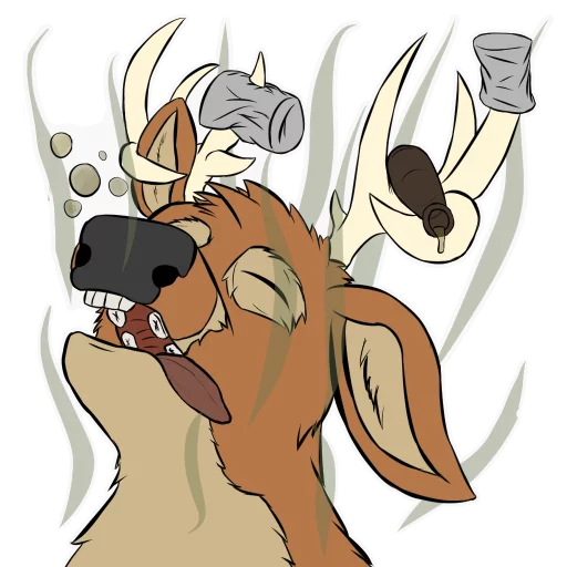 Buck sticker 2