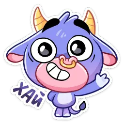 Бычок Билли Telegram sticker pack