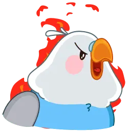 Голубой птенчик sticker 8