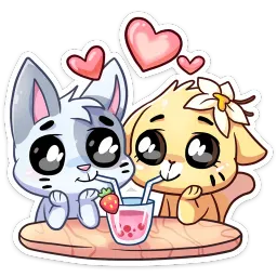 Бисквит и Ванилька Ирина Брэдкэт sticker 2