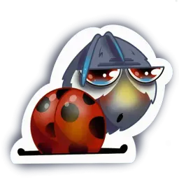 Божья коровка sticker 4
