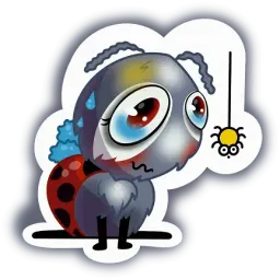 Божья коровка sticker 5