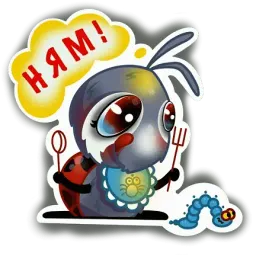 Божья коровка sticker 7