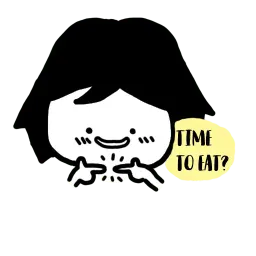 Blacksesame19-Eating sticker 4