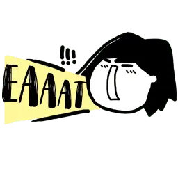 Blacksesame19-Eating sticker 5