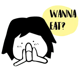 Blacksesame19-Eating sticker 8