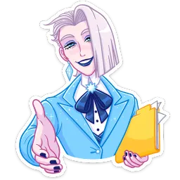 Бланш Telegram sticker pack