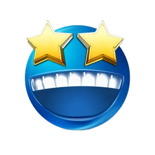 blue_smiley sticker 49