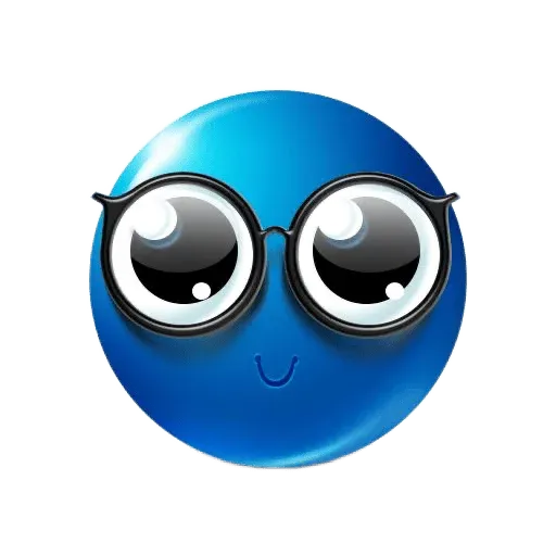 blue_smiley sticker 60