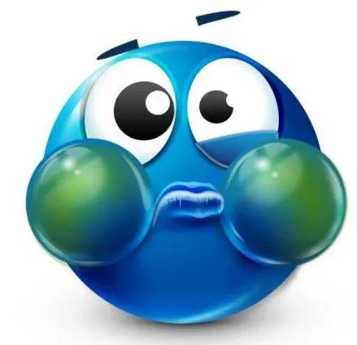 blue emoji sticker 15