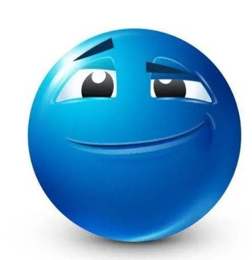 blue emoji sticker 16