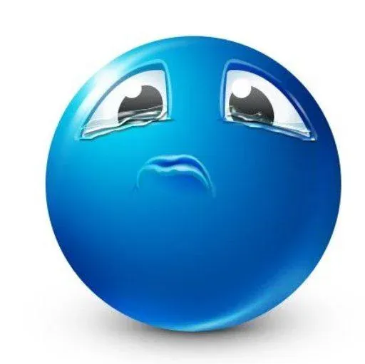 blue emoji sticker 17