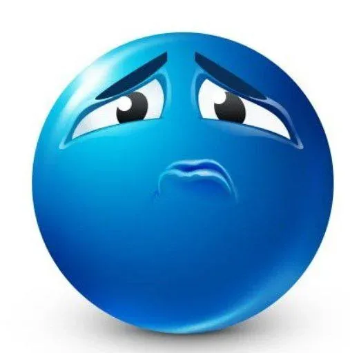 blue emoji sticker 19