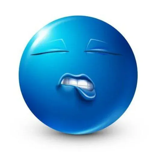 blue emoji sticker 3