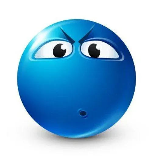 blue emoji sticker 22