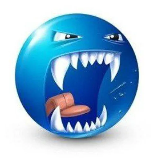 blue emoji sticker 24