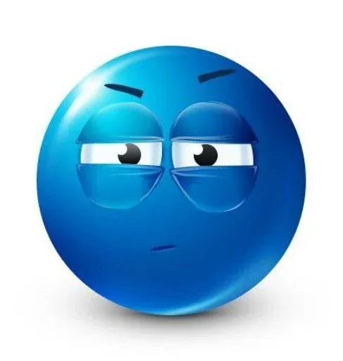blue emoji sticker 25