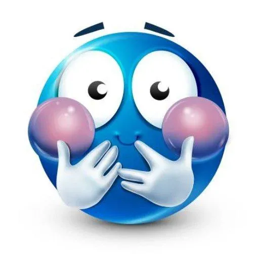 blue emoji sticker 30