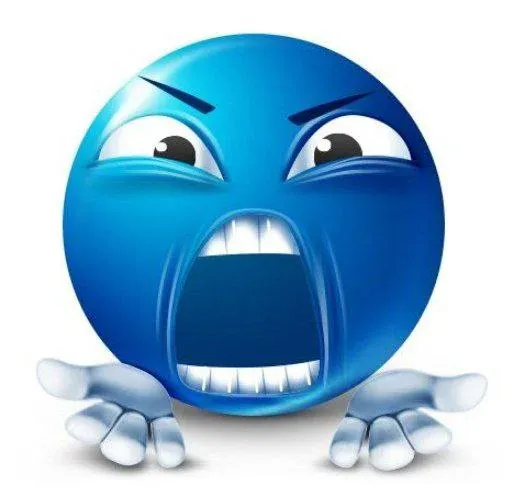 blue emoji sticker 31