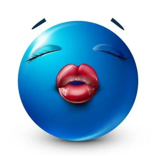 blue emoji sticker 5