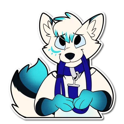 blue emoji sticker 41