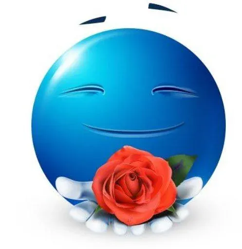blue emoji sticker 7