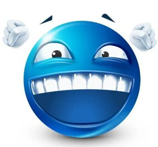blue emoji sticker 8