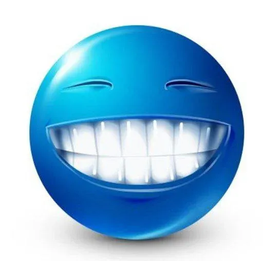 blue emoji sticker 9