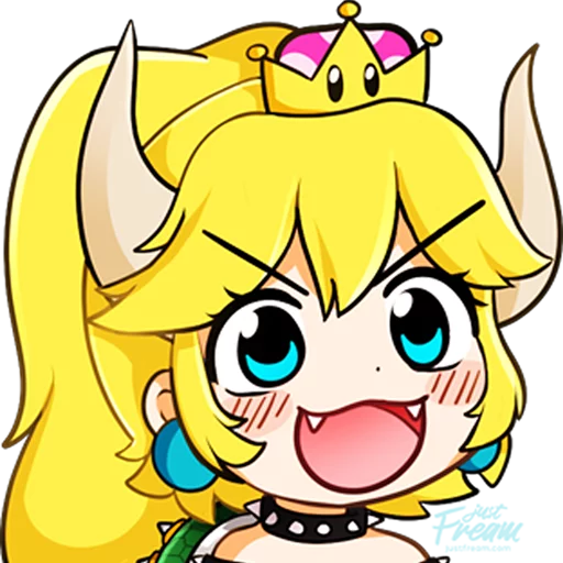 Bowsette hotpack sticker 2