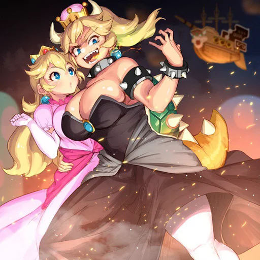 Bowsette hotpack sticker 11