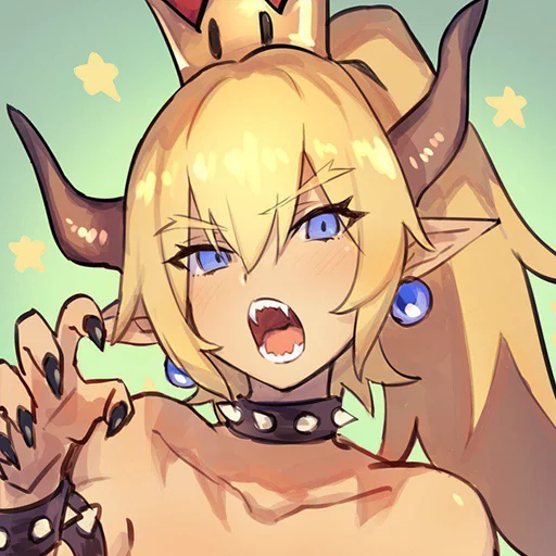 Bowsette hotpack sticker 3