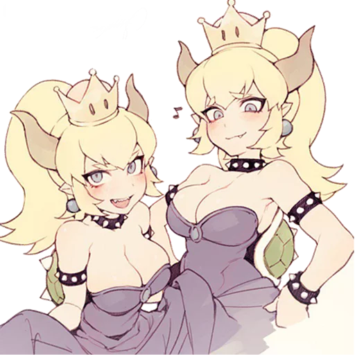 Bowsette hotpack sticker 4