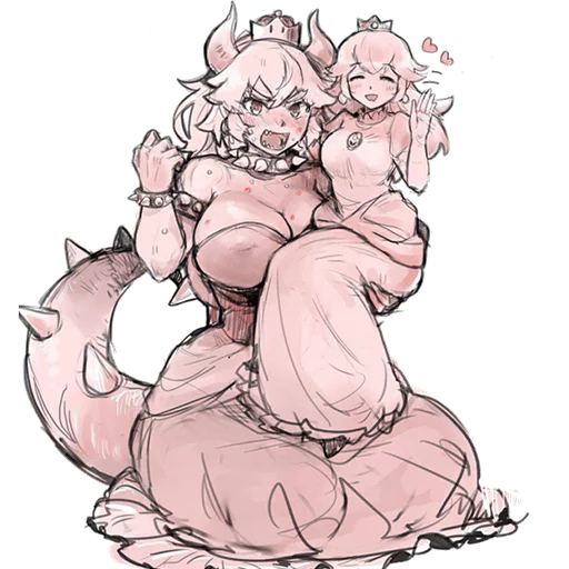 Bowsette hotpack sticker 8