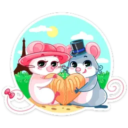Бри и Блю Telegram sticker pack