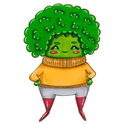 Little Broccoli sticker 3