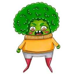 Little Broccoli sticker 4