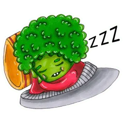 Little Broccoli sticker 5